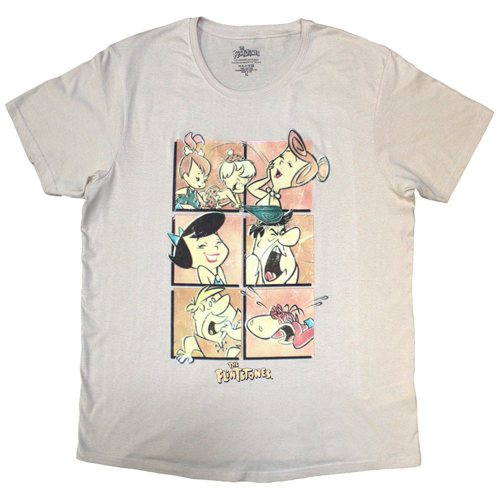 The Flintstones - Flintstones Grid Tshirt Homme - Crème